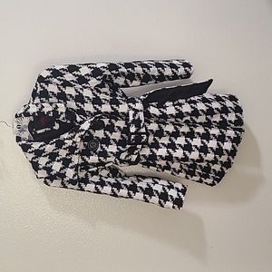 Big Kids Houndstooth Winter Coat